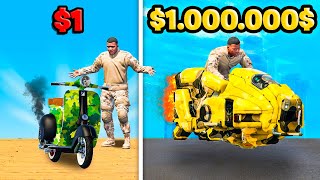 MOTO MILITAR de 1 vs 1000000 en GTA 5 [upl. by Yebot]