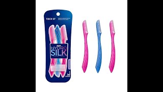 Schick Hydro Silk TouchUp Dermaplaning Razor  Perfect for Eyebrows Face and Peach Fuzz [upl. by Pauwles240]