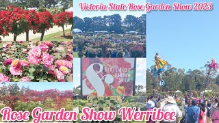 Rose Garden Werribee  Victoria State Rose Garden show 2023 Places to visit in Melbourne [upl. by Hterag]