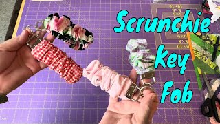 How To Sew A Scrunchie Wristlet Key Chain [upl. by Ahsieyk695]