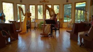 Marcel Tournier  Sonatine Pour Harpe Op30 Second Movement [upl. by Soane184]