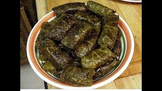 Sarma me Gjethe Rrushi Yaprak  Grape Leaf with Rice Great Recipe [upl. by Atel950]