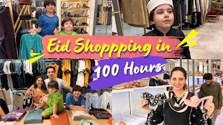 Eid Shopping In 100 hours  Fatima Effendi Kanwar  Kanwar Arsalan [upl. by Erdnoed840]