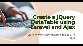 Laravel jQuery Datatable Ajax [upl. by Willet850]