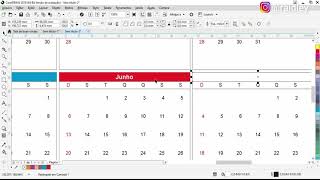 Como criar um calendário  CorelDraw  SUPER FÁCIL [upl. by Cul]