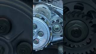 Gasket removal for clutch cover on Yamaha Blaster [upl. by Starling207]