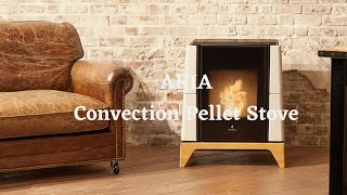 Aria Natural Convection Pellet Stove [upl. by Gilligan]