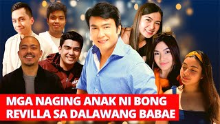 MGA NAGING ANAK NI BONG REVILLA SA DALAWANG BABAE [upl. by Clapp]