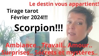 Tirage tarot Février 2024 pour le Scorpion [upl. by Anauqcaj]