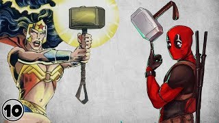 Top 10 Superheroes Who Can Lift Thor’s Hammer [upl. by Ireland]