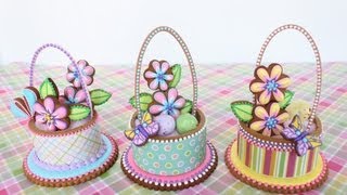 How to Make 3D Contoured Cookie Baskets Part of a Dessert Network Collaboration [upl. by Beale]