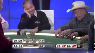 Masters of Tabletalk Phil Laak vs Daniel Negreanu [upl. by Fredi117]