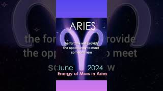 Horoscope ARIES June 2024  use your charisma  Shorts [upl. by Mulloy]