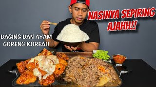 INI BARU MUKBANG DAGING DAN AYAM KOREA YANG ASLI [upl. by Alracal275]