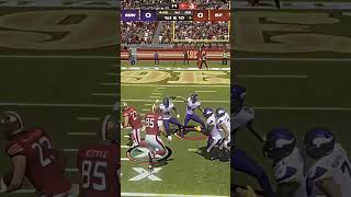 just some 49ers highlights madden24 maddengamer shorts shortvideos [upl. by Satterlee32]