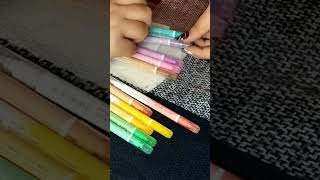 Short ASMR con rotuladores de colores [upl. by Norahs]