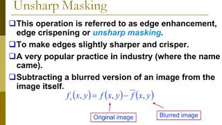 Unsharp filter and Sobel Operator [upl. by Majka9]