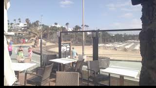 Webcam Lanzarote  Live Stream from the Beachbar in Costa Teguise [upl. by Narra]