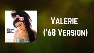 Amy Winehouse  Valerie 68 Version Lyrics [upl. by Milewski827]