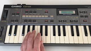 CASIO CZ101 Phase Distortion Synthesizer [upl. by Acimat678]