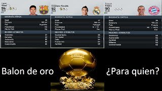 ANALISIS ¿QUIEN GANARA EL BALON DE ORO  JUGADAS EN FIFA 14 CON LOS 3 FINALISTAS [upl. by Sucramrej117]