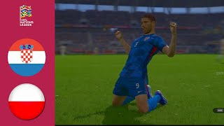 Croatia vs Poland Highlights  Nations League 2024 [upl. by Ielarol410]