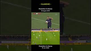 VLAHOVIC GOL PERTAMA DAN TERAKHIR UNTUK FIORENTINA football [upl. by Donetta841]