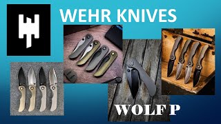 WEHR KNIVES WOLFP MODEL FOLDER [upl. by Alyn]