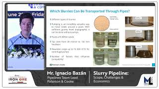 Slurry Pipelines Integrity Management by Ignacio Bazan Paterson amp Cook [upl. by Llemmart]