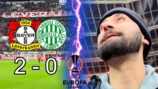 EUROPALEAGUE STADIONVLOG  LEVERKUSEN VS FERENCVAROS BUDAPEST [upl. by Durer]