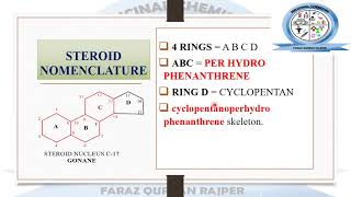 Steroid Hormones Nomenclature Physical Chemical Properties Therapeutic Uses  Medicinal Chemistry [upl. by Pellegrini241]