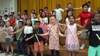 Oakside Elementary School Third Grade Spring Concert 24th May 2018 Peekskill NY [upl. by Yelnik]