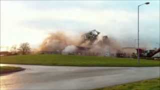 Roosecote Power Station Demolished 270115 [upl. by Eaver570]