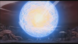 Naruto ayuda a Boruto a hacer un rasengan giganteBoruto acaba con Momoshiki [upl. by Waldon416]