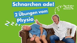 Kein Schnarchen mehr 2 Übungen vom Physiotherapeuten [upl. by Sesmar235]