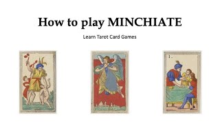 How to play Minchiate aka Germini or Gallerini for Beginners [upl. by Tirrej836]