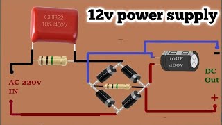 12volt Adaptorघर पर 12v एडॉप्टर कैसे बनाये12v power supply at home [upl. by Annayek]