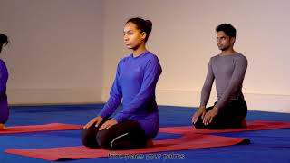 Supta Vajrasana with subtitles [upl. by Rukna]