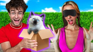 SURPRISING MY GIRLFRIEND WITH A KITTEN emotional [upl. by Onil]