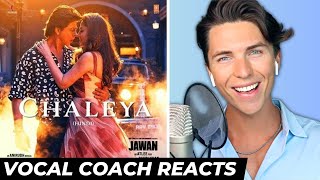 Vocal Coach Reacts JAWAN  Chaleya  Arijit Singh amp Shilpa R [upl. by Inhsor]