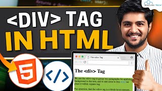 HTML DIV Tag Tutorial How to Use Position amp Style Div Elements Full Guide in Hindi  HTML amp CSS [upl. by Iveel]