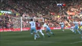 Stoke 21 West Ham United  The FA Cup 6th Round [upl. by Enyrehtak]