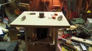 Andys homemade bobbin sander 2 [upl. by Kandy]