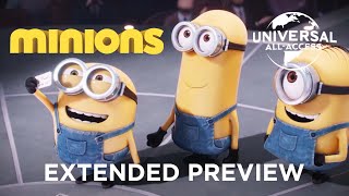 Illumination presents Minions  Kevin Stuart amp Bob Find a New Master  Extended Preview [upl. by Annej70]