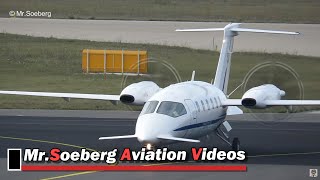 PIAGGIO P180AM Avanti MM62200 Italian AF Arrival  Departure [upl. by Anidan]