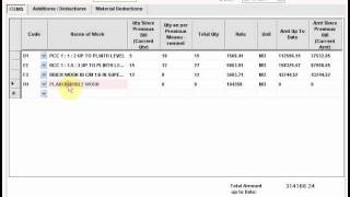 RA BILL  A SOFTWARE FOR RUNNING ACCOUNT BILLING OF CIVIL ENGINEERING ITEM RATE CONTRACTS [upl. by Aloisius516]