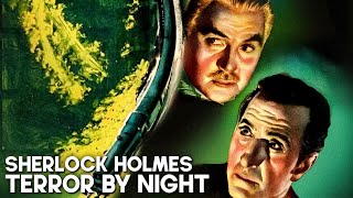 Sherlock Holmes  Terror by Night  Basil Rathbone  Film Noir  Classic Thriller [upl. by Simone483]