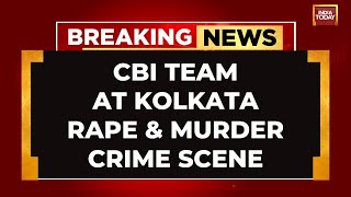 CBI Team Reaches Seminar Hall Of Kolkatas RG Kar Hospital Intensifies Probe  India Today News [upl. by Adnoryt5]