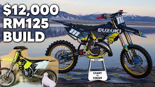 Incredible RM125 Two Stroke Dirt Bike Rebuild from Start to Finish [upl. by Melonie]