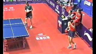 JO Waldner vs Ma Lin Set 1 [upl. by Oijres]